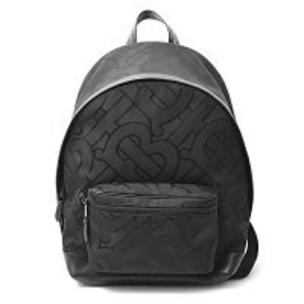 Burberry Monogram Jacquard Nylon Leather Backpack